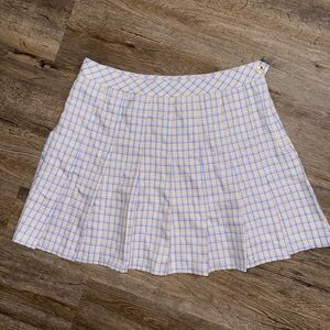 Elodie • Pleated Plaid School Girl Skirt